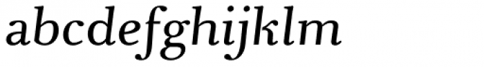 Pyke Text Italic Font LOWERCASE