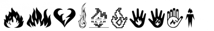 Pyrotechnics Icons One Font OTHER CHARS