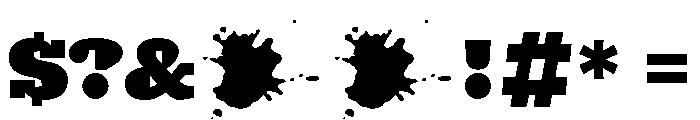 PyteLegacyLibrary Plinth Font OTHER CHARS