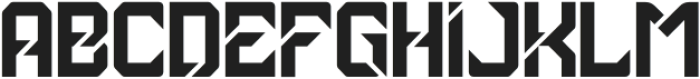 PZIKLOPZSTENCIL-Regular otf (400) Font UPPERCASE