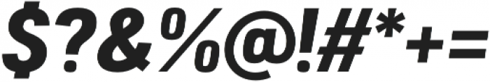 Q Sans Pro DemiBold Italic otf (600) Font OTHER CHARS