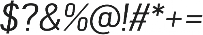Q Sans Pro Light Italic otf (300) Font OTHER CHARS
