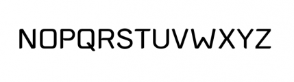 Q Block Medium Font UPPERCASE