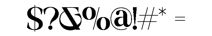 QALISYA-Regular Font OTHER CHARS