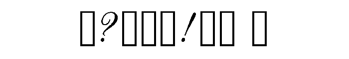 Qadeer Regular Font OTHER CHARS