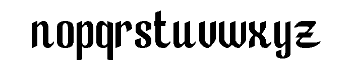 Qadimah Regular Font LOWERCASE