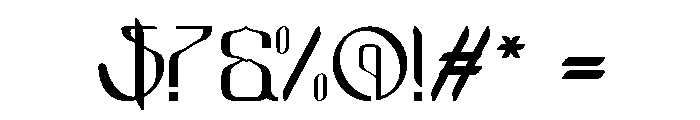Qadrull Font OTHER CHARS