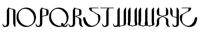 Qadrull Font UPPERCASE