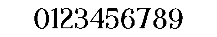 Qaeris Serif  Regular Font OTHER CHARS