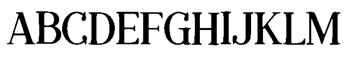 Qaeris Serif  Regular Font UPPERCASE