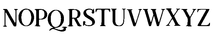 Qaeris Serif  Regular Font UPPERCASE