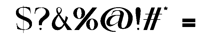 Qafelka Font OTHER CHARS
