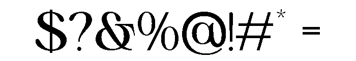 Qaffiso Regular Font OTHER CHARS