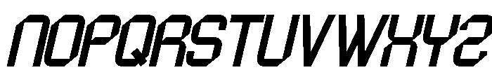 Qago Slant Font UPPERCASE