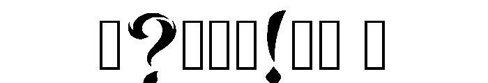 Qais Regular Font OTHER CHARS