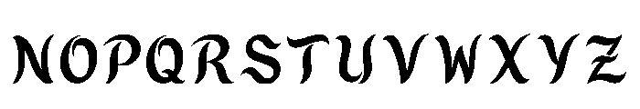 Qais Regular Font UPPERCASE