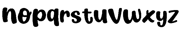 Qaishan Zaim Font LOWERCASE