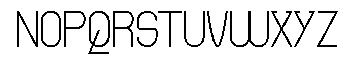 Qaisilon Font UPPERCASE
