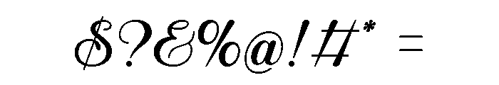 Qalisya Font OTHER CHARS