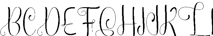 QalisyaRadiant Font UPPERCASE