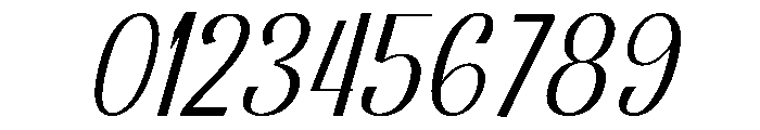 QalisyaRadiantSlant Font OTHER CHARS