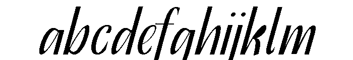 QalisyaRadiantSlant FONT