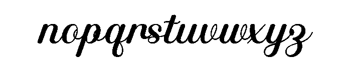 Qalisya Font LOWERCASE