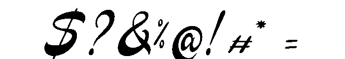 Qalliony Font OTHER CHARS