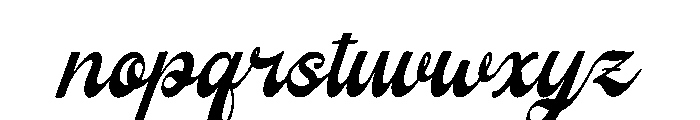 Qalliony Font LOWERCASE