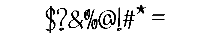 Qaloura Valencia Font OTHER CHARS