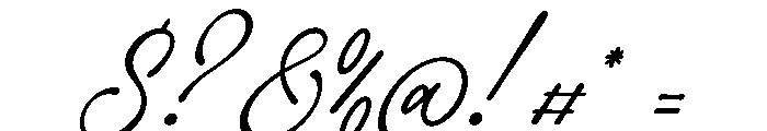 Qandeliya Italic Font OTHER CHARS