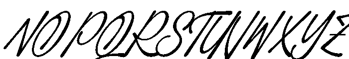 Qandeliya Italic Font UPPERCASE