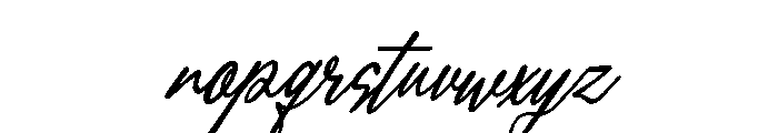 Qandeliya Italic Font LOWERCASE