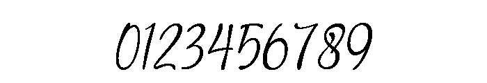 QanittaItalic-Regular Font OTHER CHARS