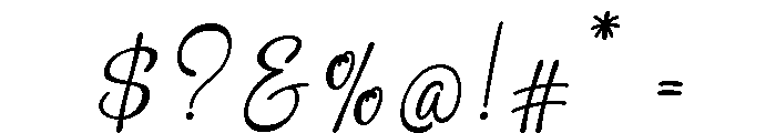 QanittaItalic-Regular Font OTHER CHARS