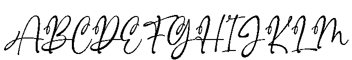 QanittaItalic-Regular Font UPPERCASE