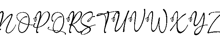 QanittaItalic-Regular Font UPPERCASE