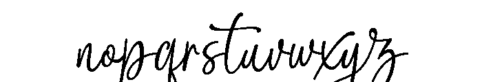 QanittaItalic-Regular Font LOWERCASE