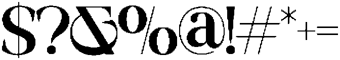 QALISYA-Regular otf (400) Font OTHER CHARS