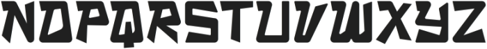 QAZAHNE Regular ttf (400) Font UPPERCASE