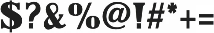 Qadesh Medium Condensed otf (500) Font OTHER CHARS