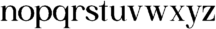 Qaffiso Regular otf (400) Font LOWERCASE