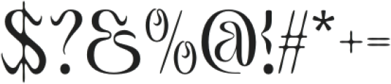 Qaila Drawn otf (400) Font OTHER CHARS