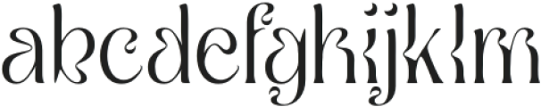 Qaila Drawn otf (400) Font LOWERCASE