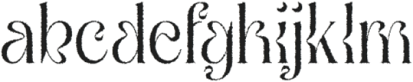 Qaila Rough otf (400) Font LOWERCASE