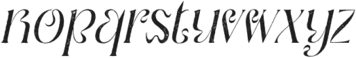Qaila Stamp Italic otf (400) Font LOWERCASE