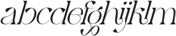 QaitanSerifFont-Italic otf (400) Font LOWERCASE