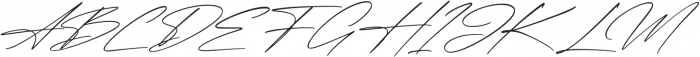 Qalisha Signature Script Italic otf (400) Font UPPERCASE