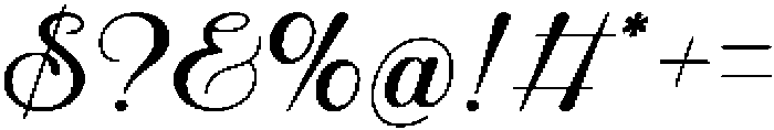 Qalisya ttf (400) Font OTHER CHARS