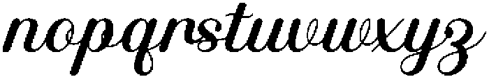 Qalisya ttf (400) Font LOWERCASE